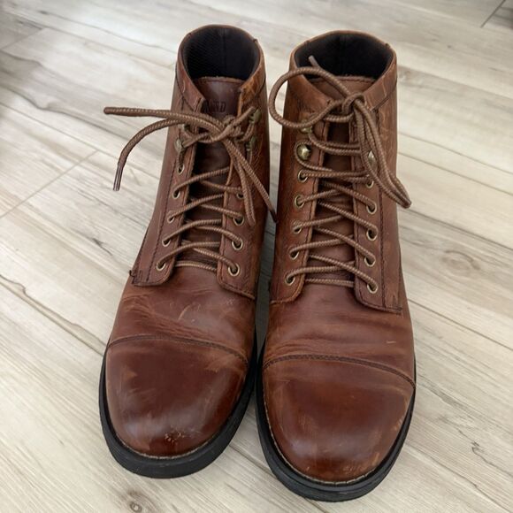 Eastland Men\'s High Fidelity 7204-04 Tan Brown Leather Boots Size 10W main image 4